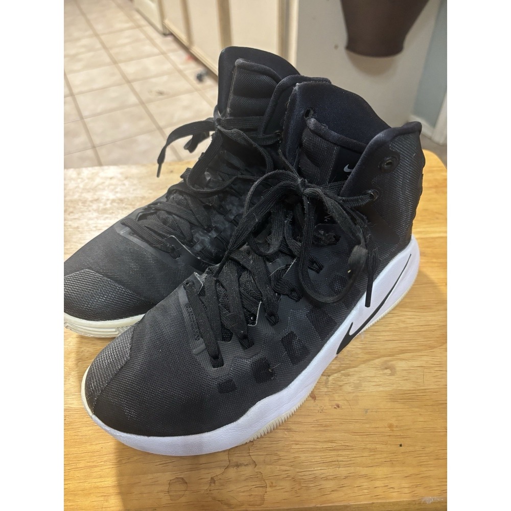 Nike Hyper Dunk Men's Hi Too Basketball Tennis Shoes Sneakers Black White Size 8